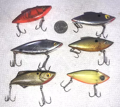 6 Fishing Lures - One Money  - Load Your Tackle Box • $9.99