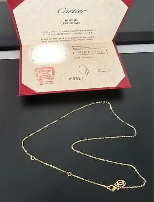 Cartier Chain Necklace Yellow Gold Woman • $825.83