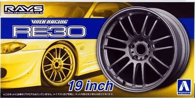 Aoshima 1/24 VOLK RACING RE30 19inch Model Car Wheels • $12.30