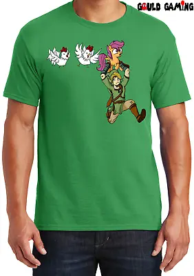 My Little Cucco T-Shirt Unisex Funny Cotton Adult Zelda My Little Pony Game New • $16.95