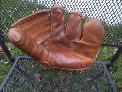 Vintage Rare 3 Fingered Nokona Forrest Spook Jacobs Baseball Glove 3F7 Model • $49.99
