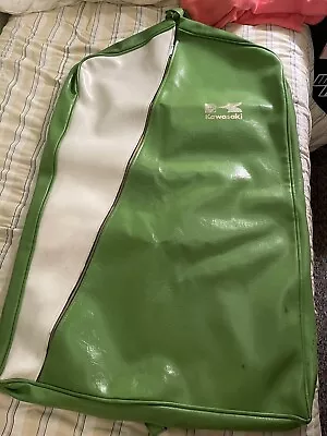 Vintage Kawasaki Motorcycle Garment Bag Suitcase • $55