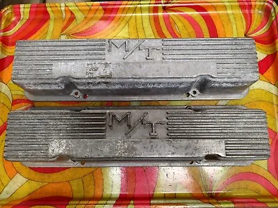 Vintage Mickey Thompson 3276000 Valve Covers 1955-59 SB Chevy No Breathers • $125