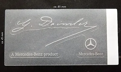 Genuine Mercedes G Daimler Signed Clear Windshield Glass Decal 0045847338 • $11.82