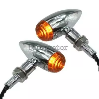 1.1  Mini Aluminum Turn Signals Fit For Chopper Bobber Cafe Racer • $16.53