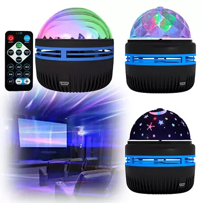 Northern Lights Galaxy Projection Lamp Aurora Star Projector Night Light Gift • £4.99