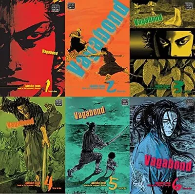 $238.99 • Buy Vagabond VIZBIG Edition Manga 6-book Set Vol 1-6 By Takehiko Inoue