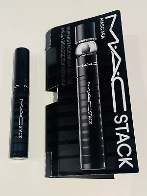 Mac Stack Mascara Superstack Mega Brush In Black 2.1ml Trial Size • £7.45