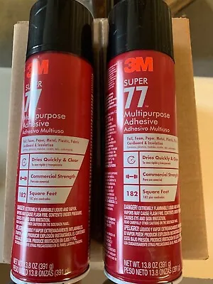 $169 • Buy 13.8 Oz. Super 77 Multipurpose Spray Adhesive 3M 1box ( 12 Cans ) 