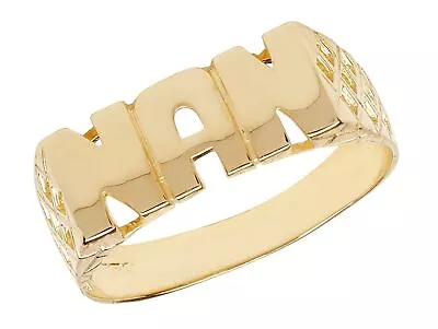 Basket Sides Ladies Nan Ring  Yellow Gold • £165.94