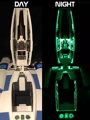 COCKPIT DECALS W/ LED EFFECT | 1979 MEGO Buck Rogers Star Fighter • $18.40