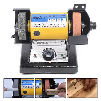 280W Jewelry Rock Polishing Buffer Machine Bench Lathe & Sander Polisher 220V X1 • $78.53