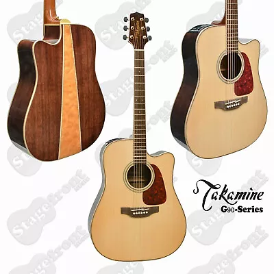 Takamine G90 Series Dreadnought Acoustic /electric Guitar Gloss Finish Gd93 Ce • $975