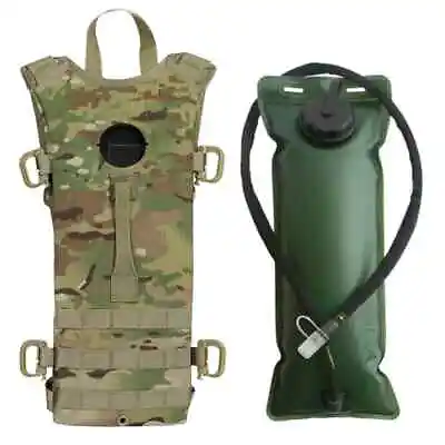 USGI OCP Multicam Molle II 3L/100oz Hydration System Carrier Pack W/ Bladder • $23.95