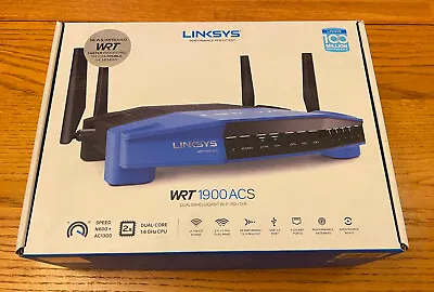 £159 • Buy Linksys WRT1900ACS-UK V2 Router With DD-WRT Open Firmware