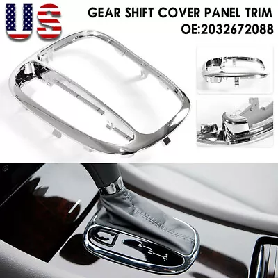 1PCS Chrome For Mercedes-Benz C Class W203 C230 C320 Gear Shift Panel Cover Trim • $10.98