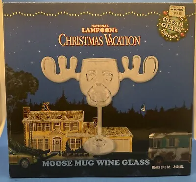 Official Licensed National Lampoon's Christmas Vacation Glass Moose Mug 8 Oz Cup • $17.99