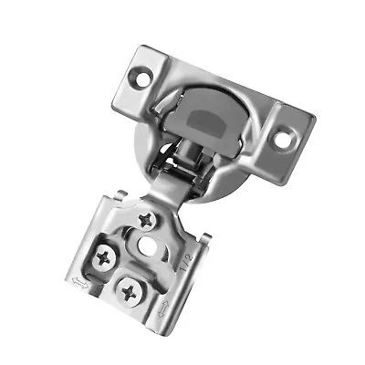 1/2 Overlay Restricted Angle To 90 Deg Soft Close Face Frame Cabinet Hinges (6) • $20.88