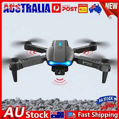 $35.39 • Buy Aeroplane USB Charging FPV Drones For Boys Girls (Black 3Battery 2 Camera) AU