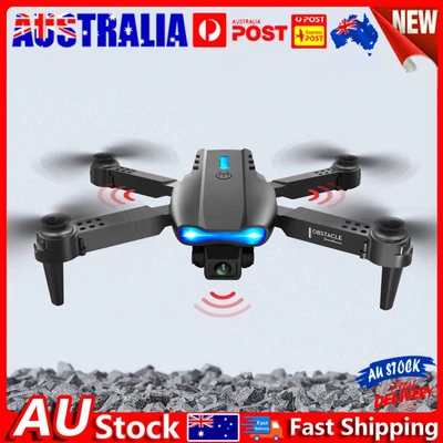 $35.39 • Buy Aeroplane USB Charging FPV Drones For Boys Girls (Black 3Battery 2 Camera) AU