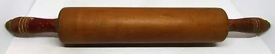 Vintage Wooden Rolling Pin 17  Long 10  Barrel Used Country Kitchen Decoration • $15