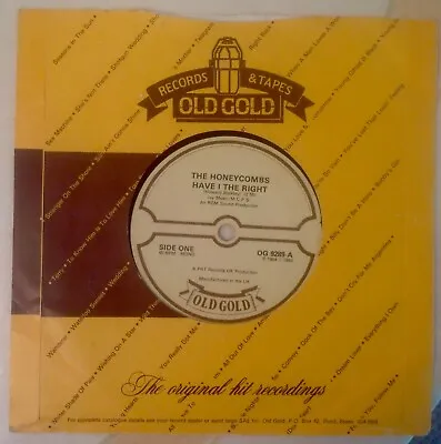 £5 • Buy The Honeycombs Have I The Right /thats The Way Tested(vg+)