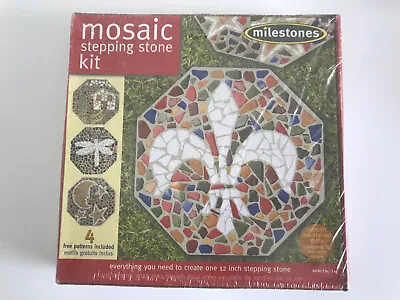 Milestones Mosaic Stepping Stone Kit Makes A 12-Inch Stone • $22.16