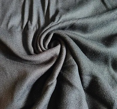 £15 • Buy Dark Blue Thin Trouser Weight Wool Blend Fabric 3m X 1.5m