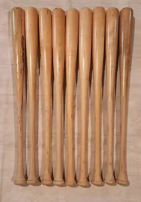 9 32  Wood Baseball Bats Maple Blem Craft  • $75