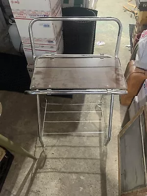 Vintage Table 2 Tier Shelf Rolling Cart • $299