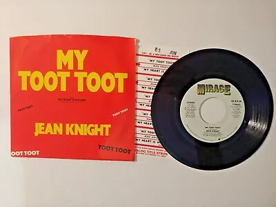 45 NM JEAN KNIGHT My Toot Toot W/Picture Sleeve W/ Jukebox Title Strip RC2 • $5.23