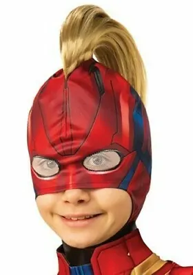 Captain Marvel Girls Mohawk Child Headpiece With Hair • $12.99