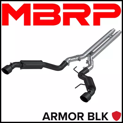 MBRP S7278BLK Armor BLK 3  Cat Back Exhaust For 15-17 Ford Mustang GT 5.0L Coupe • $604.99