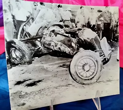 1946 Deceased Race Driver George Robson's Wrecked Car At Lakewood Park Speedway • $12