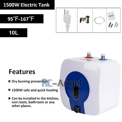 10L Mini Electric Hot Tank Water Heater Kitchen Bathroom Home 95°F-167°F US 110V • $71.90