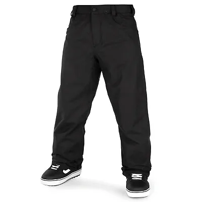 VOLCOM Mens 2023 Snowboard Snow - 5 POCKET PANTS - BLACK • $90.99