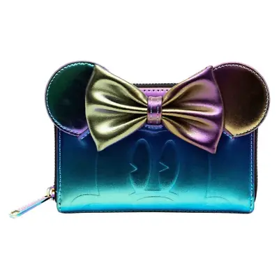 Loungefly Disney Minnie Mouse Oil Slick Wallet • $40