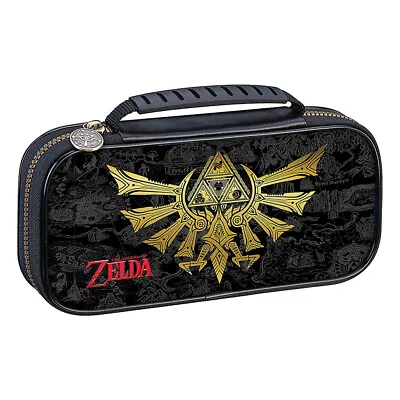 Nintendo Game Traveler Deluxe Case 26cm Zelda Hyrule Crest Storage For Switch • $40
