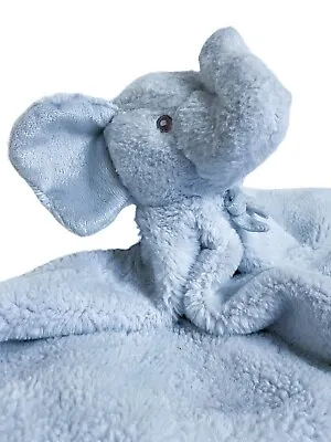 Little Miracles Elephant Baby Lovey LARGE 28inch Blue Security Blanket Plush • $22.46