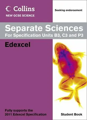 Collins New GCSE Science - Separate Sciences Student Book: Edexcel By Gurinder • £3.07