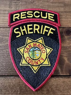 Older San Mateo County Sheriff Search And Rescue Patch Set • $11.50