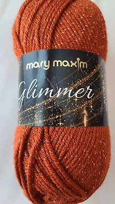 Mary Maxim Glimmer Yarn 6 Pack - Bonus Patterns Included  • $18.99