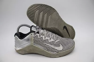 Nike Metcon 6 PRM Metallic Silver Men's 6.5 CrossFit Training Shoes DJ0766-001 • $27.99