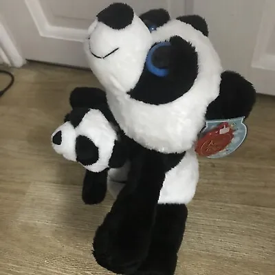 9.5” Keel Toys Mini-Me’s Panda Bear & Baby Plush Soft Toy • £3