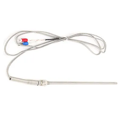 5x200mm K-Type Thermocouple Temperature Sensor Stainless Steel Probe M8 Thread • $9.32