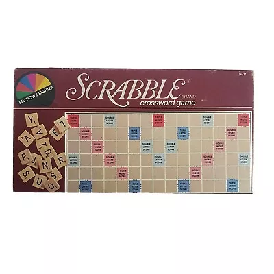 Vintage Scrabble Crossword Game 1989 MiltonBradley Complete Set • $9.99