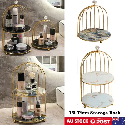 $22.45 • Buy Bird Cage Desk Perfume Storage Rack Organizer Dresser Makeup Stand Shelf