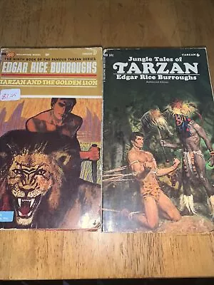 TARZAN Edgar Rice Burroughs 6 Book LOT • $22.99