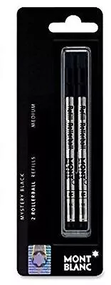 MONTBLANC MNB15158 - Rollerball Pen Refill Medium Point 2/PK Black Ink • $33.52