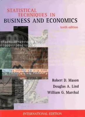 Statistical Techniques In Business And Economics (McGraw-Hill In • £4.46